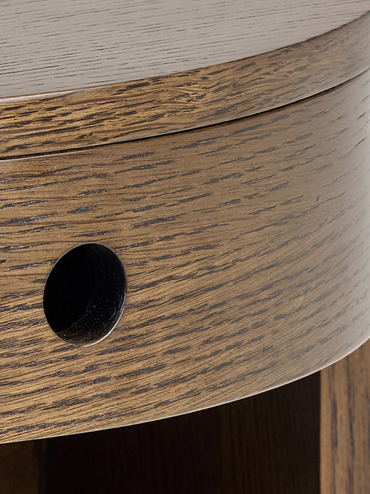 Wooden Wall-Mounted Bedside Table Paron