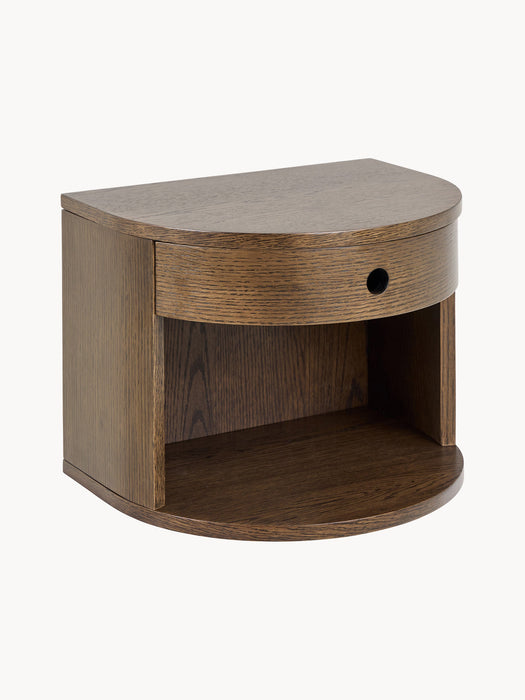 Wooden Wall-Mounted Bedside Table Paron