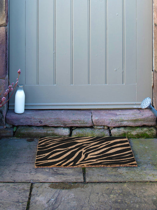 Coconut Doormat Zebra