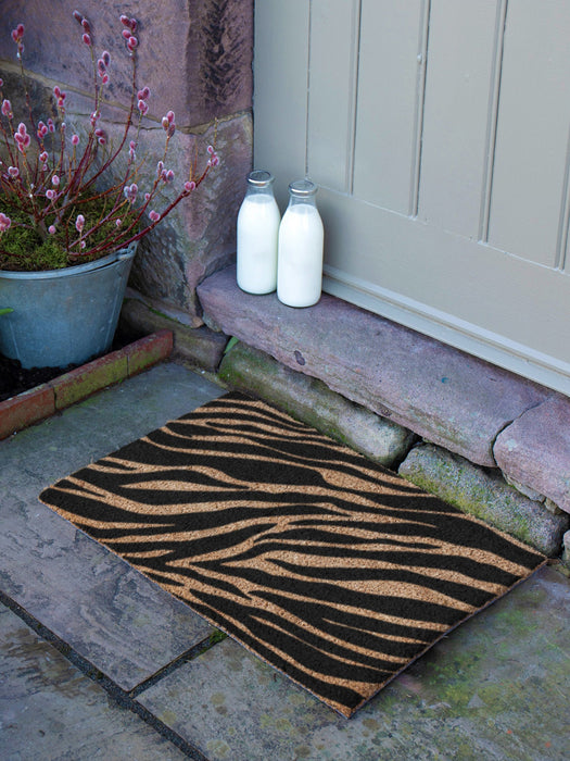 Coconut Doormat Zebra