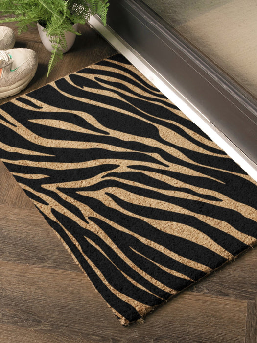 Coconut Doormat Zebra
