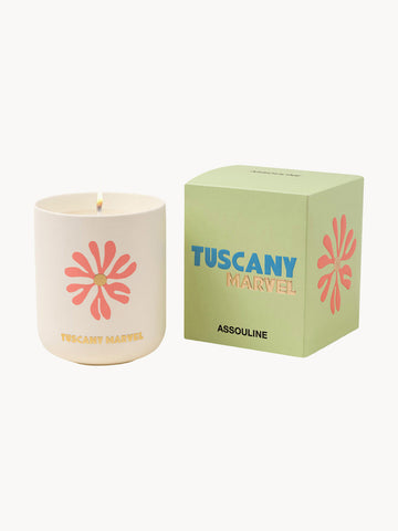 Assouline Scented Candle Tuscany Marvel (Basil & Black Pepper)