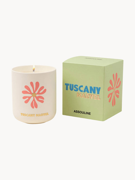 Assouline Scented Candle Tuscany Marvel (Basil & Black Pepper)