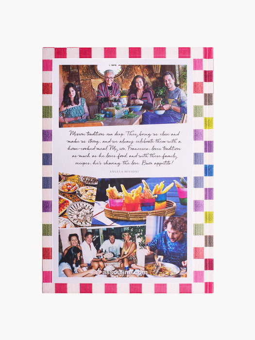 The Missoni Family Cookbook Coffee Table Book