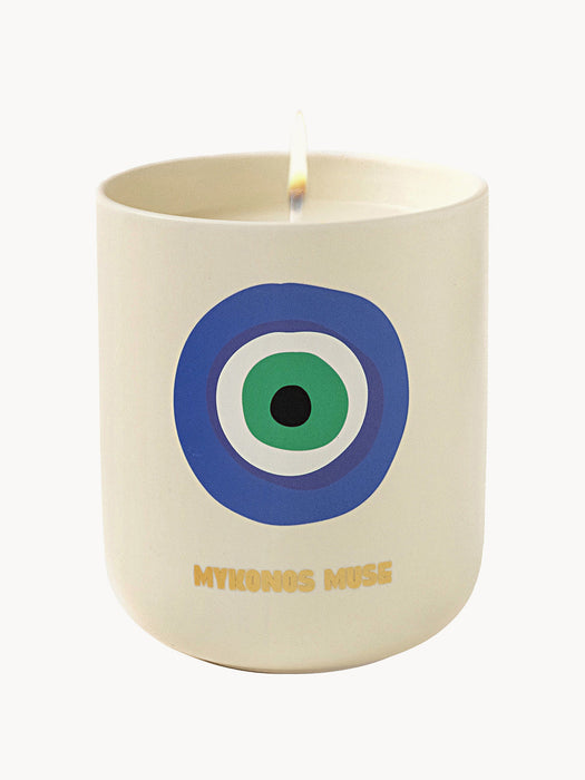 Assouline Scented Candle Mykonos Muse (Green Fig & Warm Tonka)