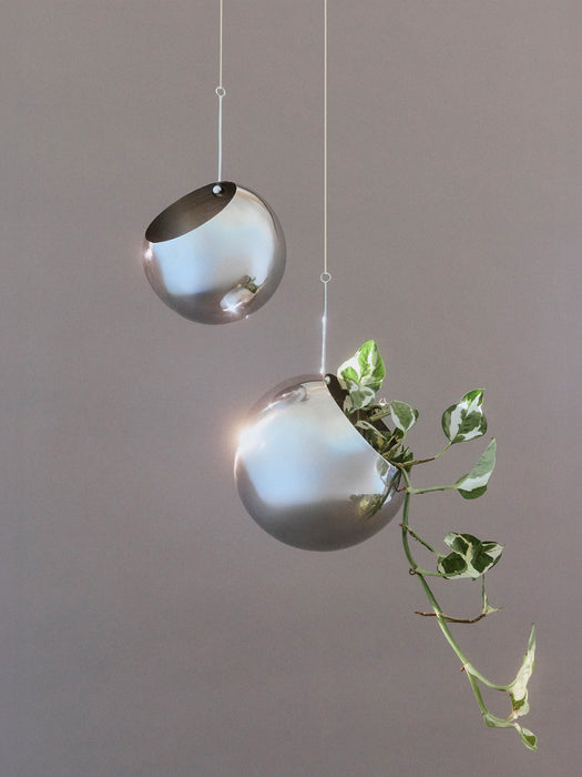 Globe Metal Hanging Cover Pot