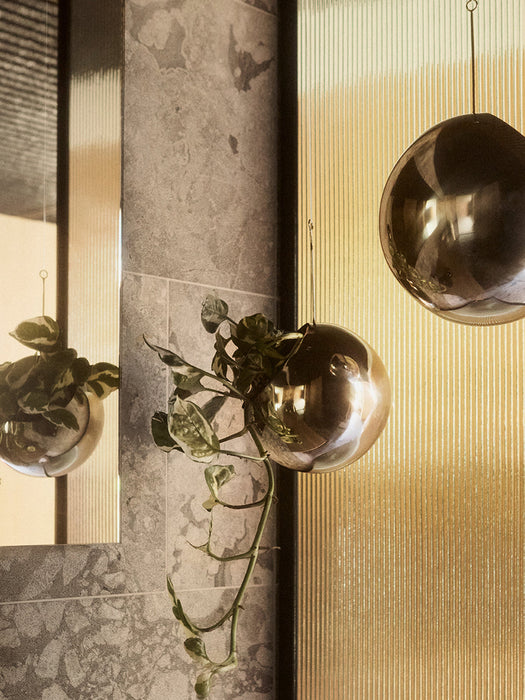 Globe Metal Hanging Cover Pot