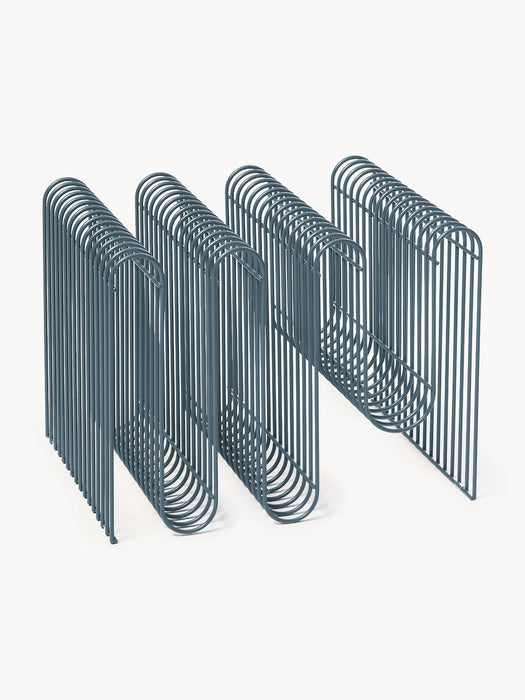 Curva Metal Magazine Rack