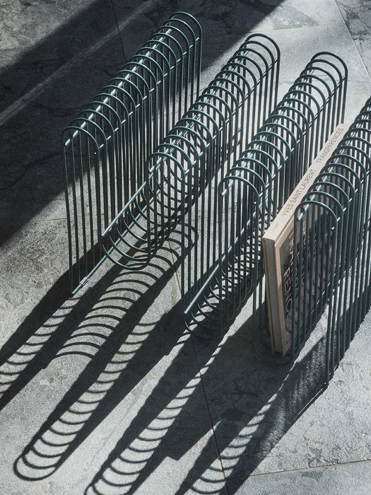 Curva Metal Magazine Rack