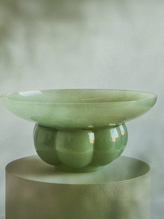 Mouth-Blown Glass Decorative Bowl Uva