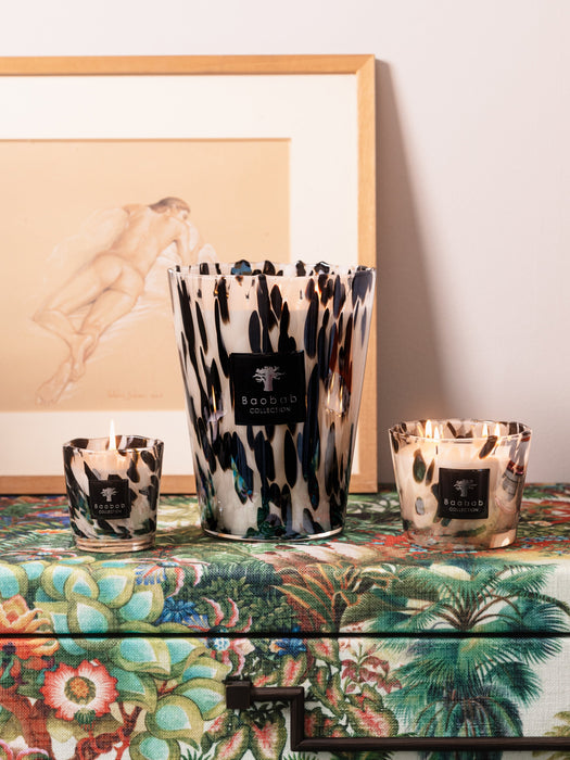 Scented Candle Black Pearls Grapefruit Ginger & Rose