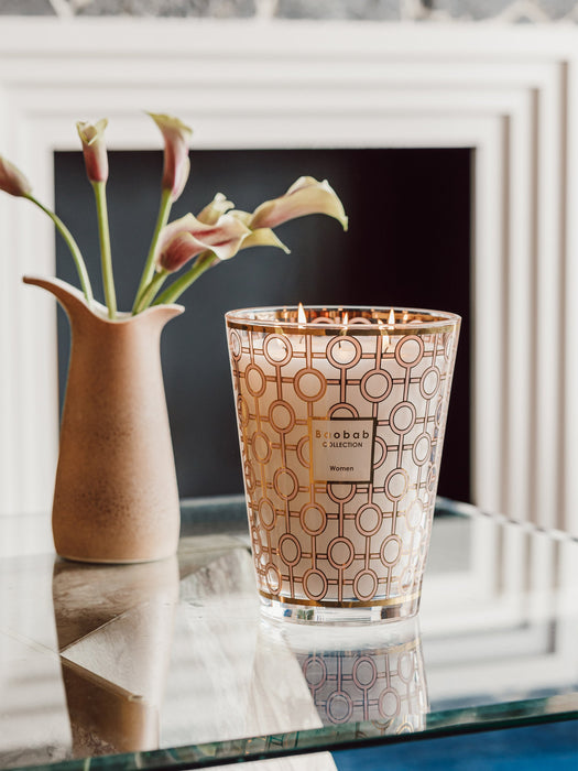 Scented Five-Wick Candle Women Magnolia Rose Musk