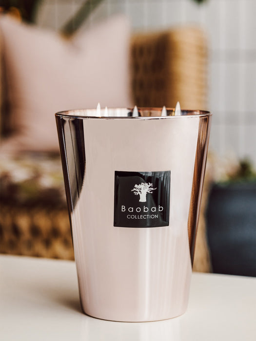 Scented Five-Wick Candle Exclusives Amber Nutmeg Vetiver