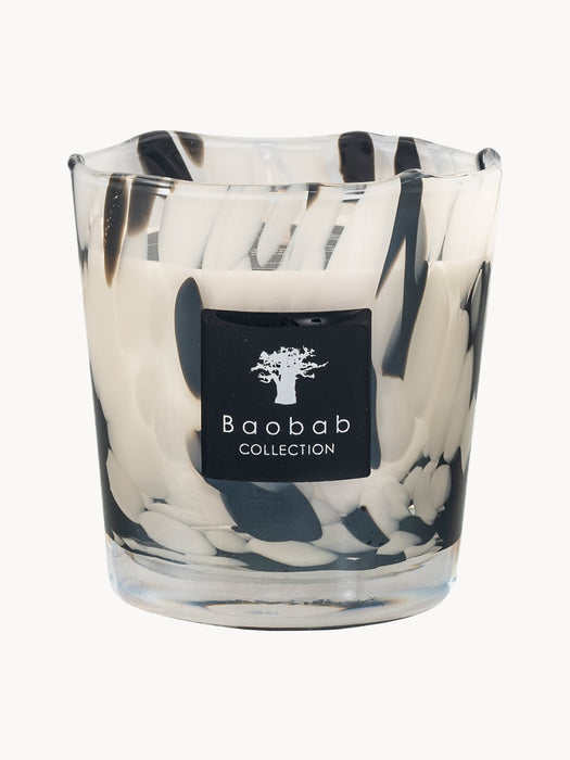 Scented Candles White Pearls & Black Pearls Set of 2 Orchid & Grapefruit