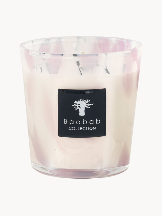 Scented Candles White Pearls & Black Pearls Set of 2 Orchid & Grapefruit