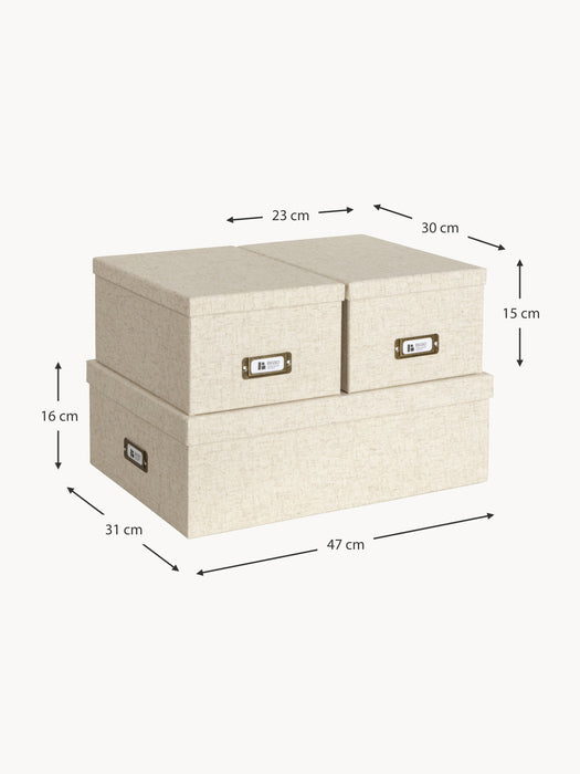 Storage Boxes Inge II Set of 3