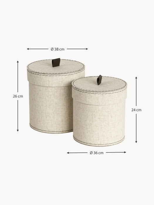 Storage Boxes Leonore Set of 2