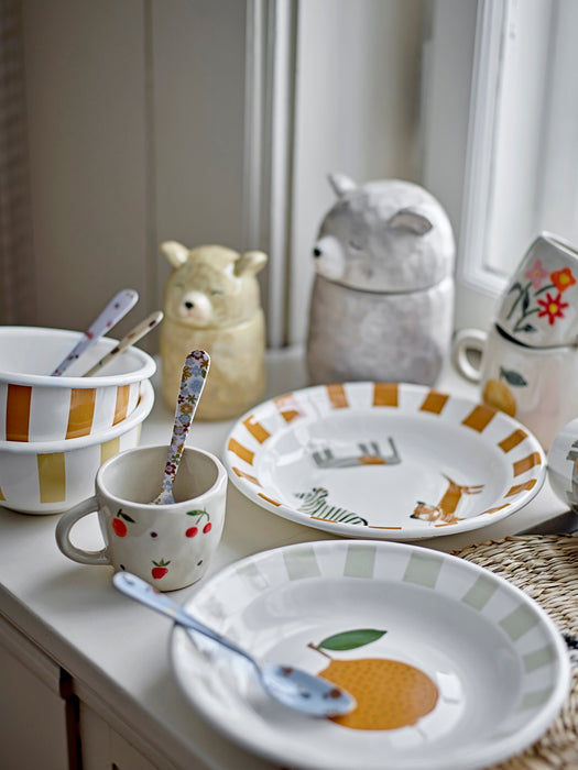 Kids Hand-Painted Tableware Set Tatiana Set of 2