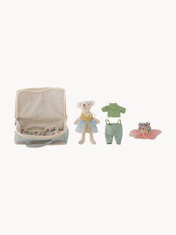 Doll Lara with Bag and Accessories, Set of 6