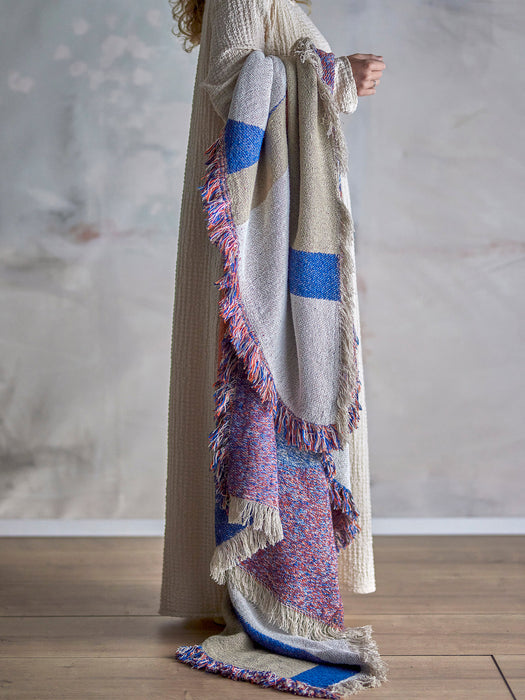 Reversible Throw Clarita with Fringes
