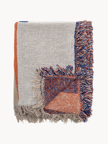 Reversible Throw Clarita with Fringes