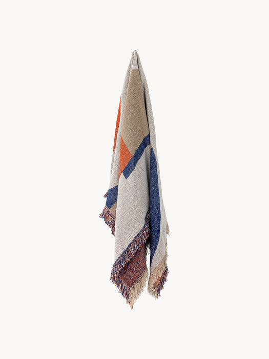 Reversible Throw Clarita with Fringes