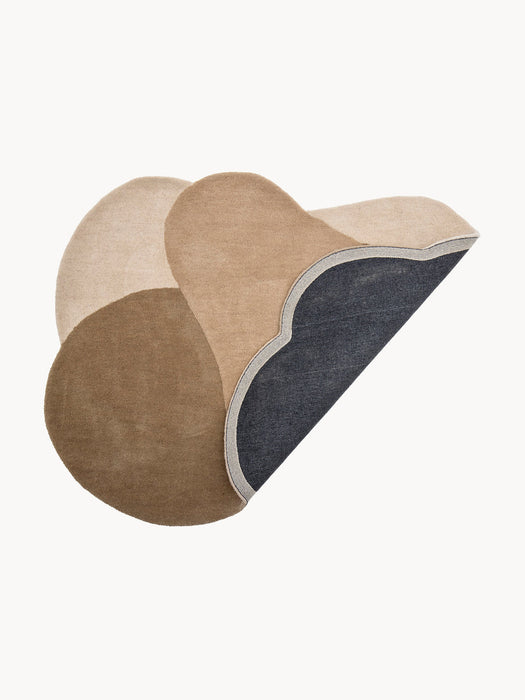 Organic Shape Wool Rug Denton