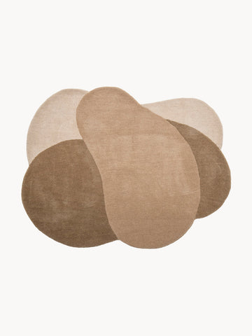 Organic Shape Wool Rug Denton