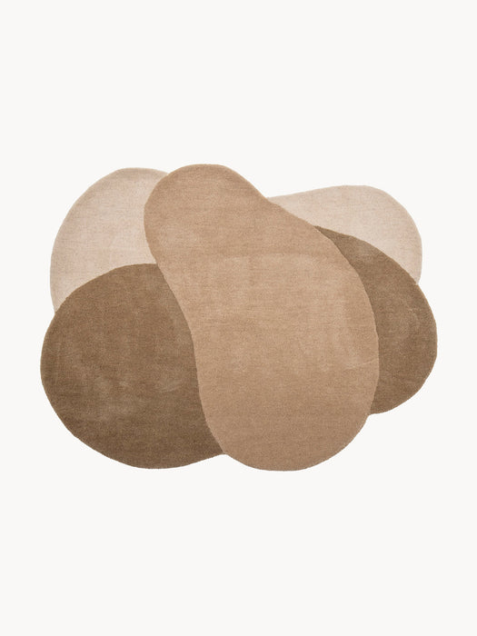 Organic Shape Wool Rug Denton