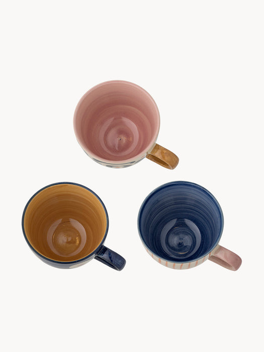 Handmade Mugs Eviaya, Set of 3