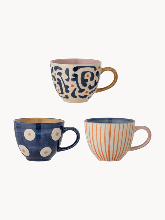 Handmade Mugs Eviaya, Set of 3