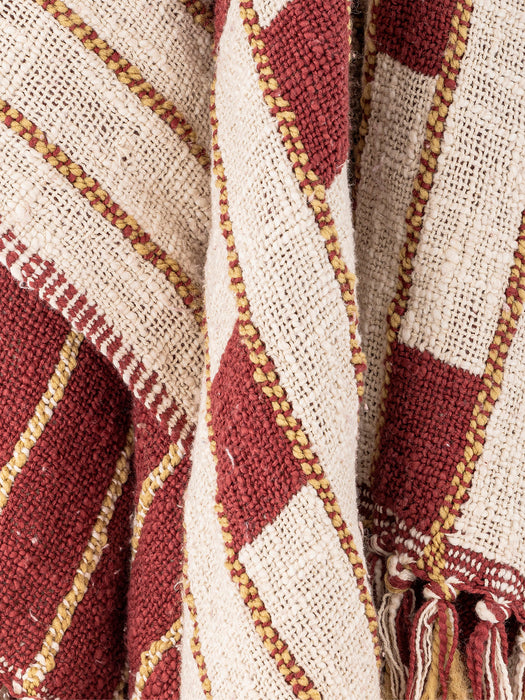 Reversible Throw Cang with Fringes