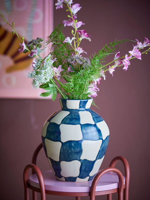 Hand-Painted Vase Check, H 24 cm