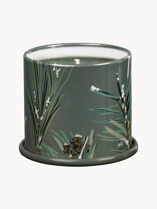 Scented Candle Vanity Tin Fir Needles Cinnamon & Oak Moss