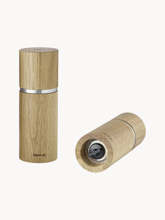 Pepe Oak Wood Salt and Pepper Mills, Set of 2
