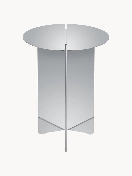 Round Stainless Steel Side Table Oru