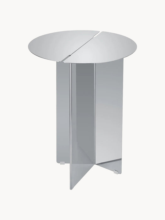 Oru Round Stainless Steel Side Table