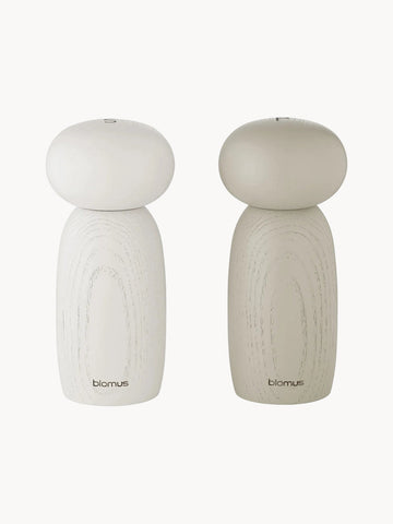 Moli Ash Wood Salt and Pepper Mills, Set of 2