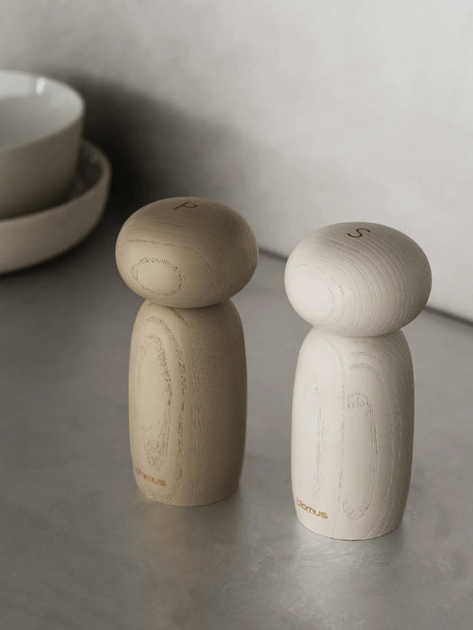 Moli Ash Wood Salt and Pepper Mills, Set of 2