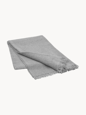 Merino Merino Wool Throw Sharkskin