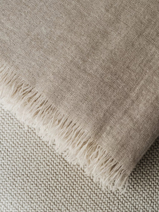 Merino Merino Wool Throw Moonbeam