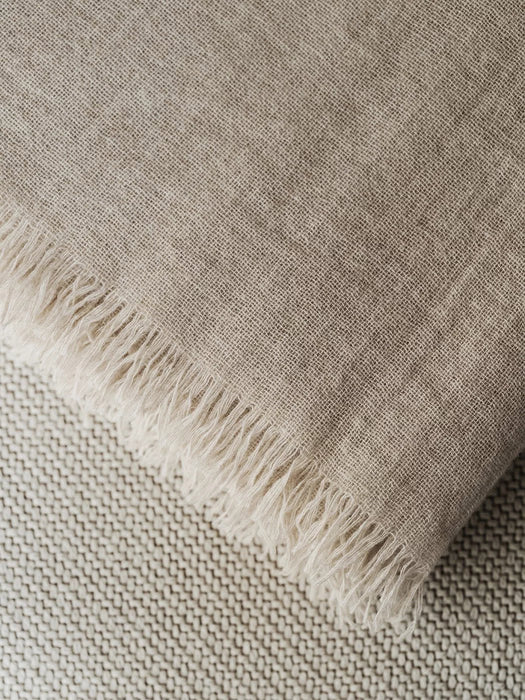 Merino Wool Throw Moonbeam