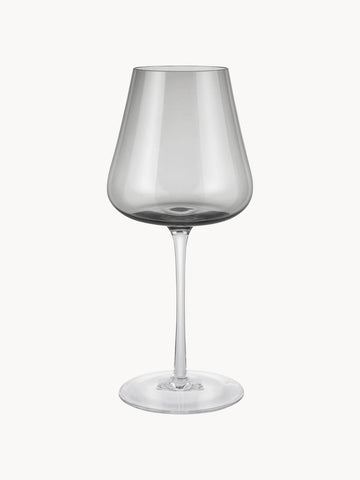 Belo Mouth-Blown White Wine Glasses, Set of 2