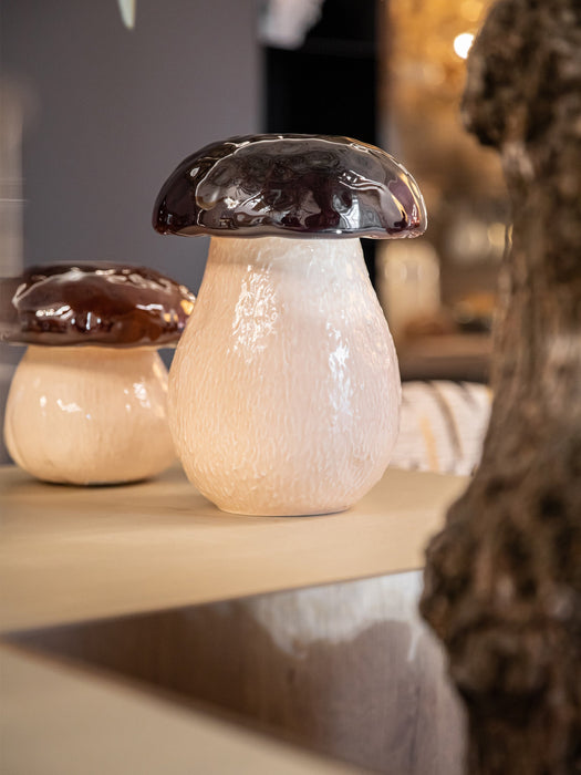 Hand-painted Storage Jar Mushroom