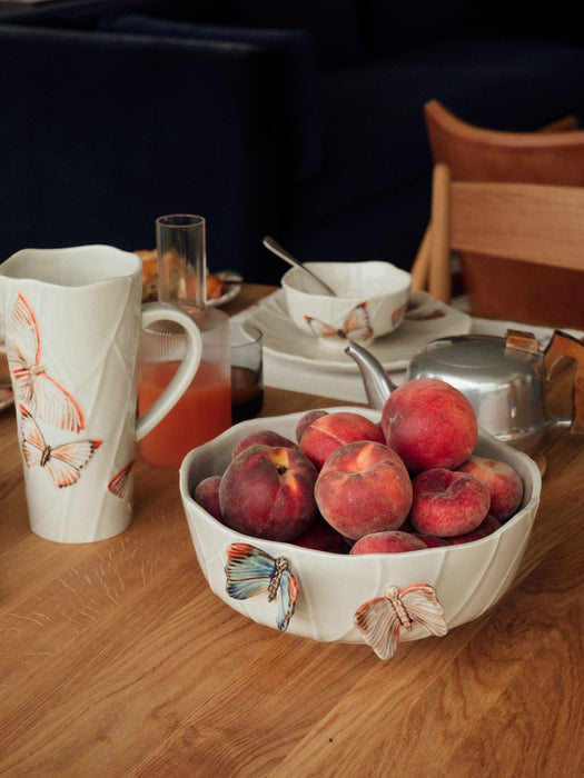 Large Serving Bowl Cloudy Butterflies