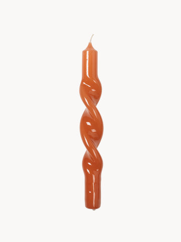 Handcrafted Tapered Candles Twist, Set of 2