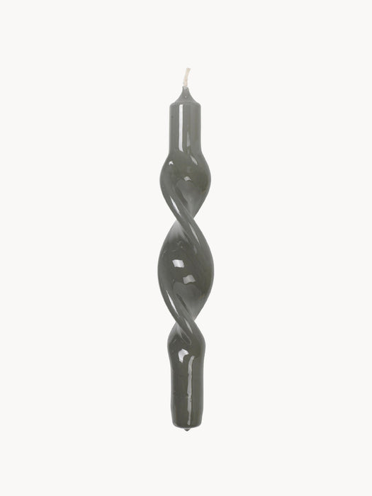 Handcrafted Dinner Candles Twist Set of 2