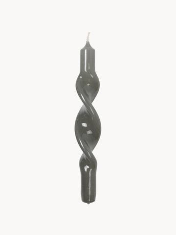 Handcrafted Dinner Candles Twist, Set of 2