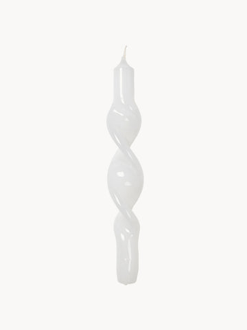 Handcrafted Dinner Candles Twist, Set of 2