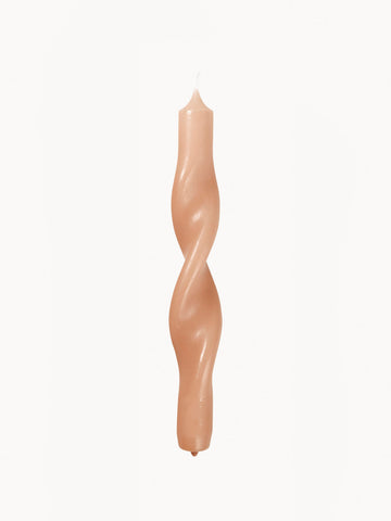 Handcrafted Tapered Candles Twist, Set of 2